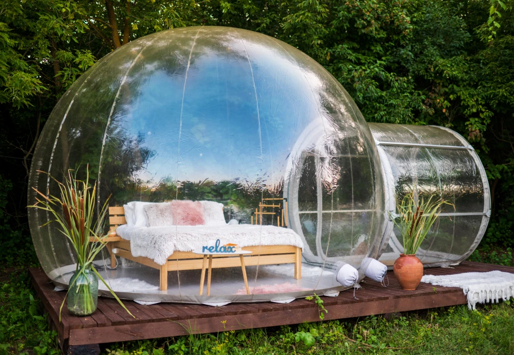 bubble tent dome